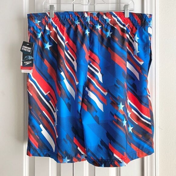 Speedo Men's Comfort Stretch Swim Trunks UPF 50+ NWT size XL - Picture 2 of 5
